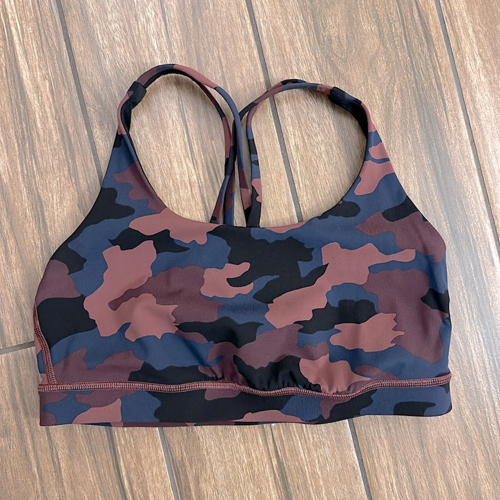 Lululemon Rare Camo Energy Bra - Excellent Condition